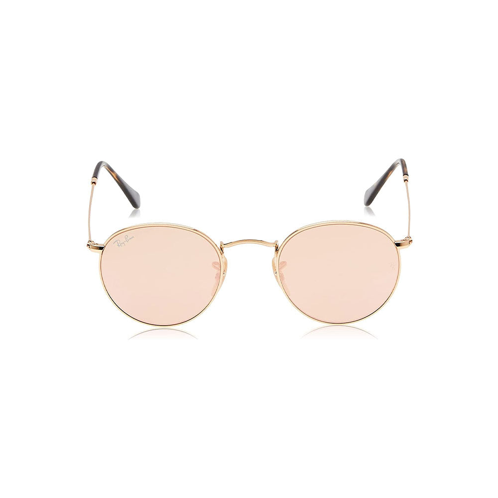 Round Flat Lens Sunglasses