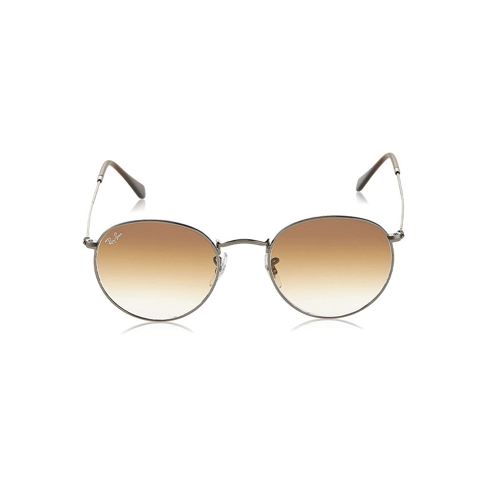 Round Flat Lens Sunglasses