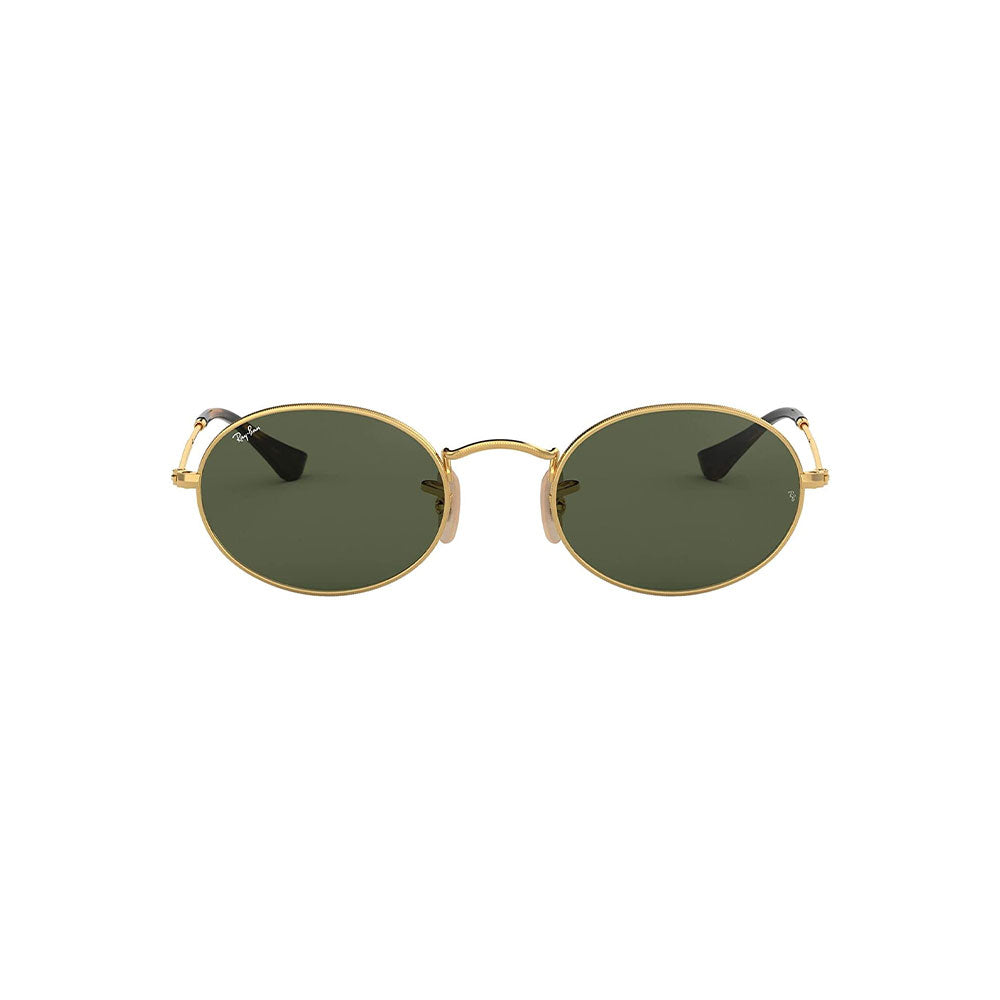 Oval Flat Lens Sunglasses